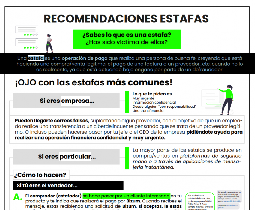 Recomendaciones estafas